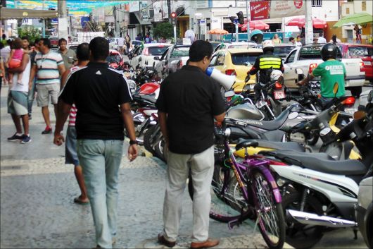 Foto: Centro da cidade de Eunápolis